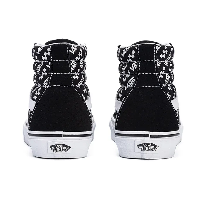 Vans Sk8 Hi 'Logo Repeat Black'-4