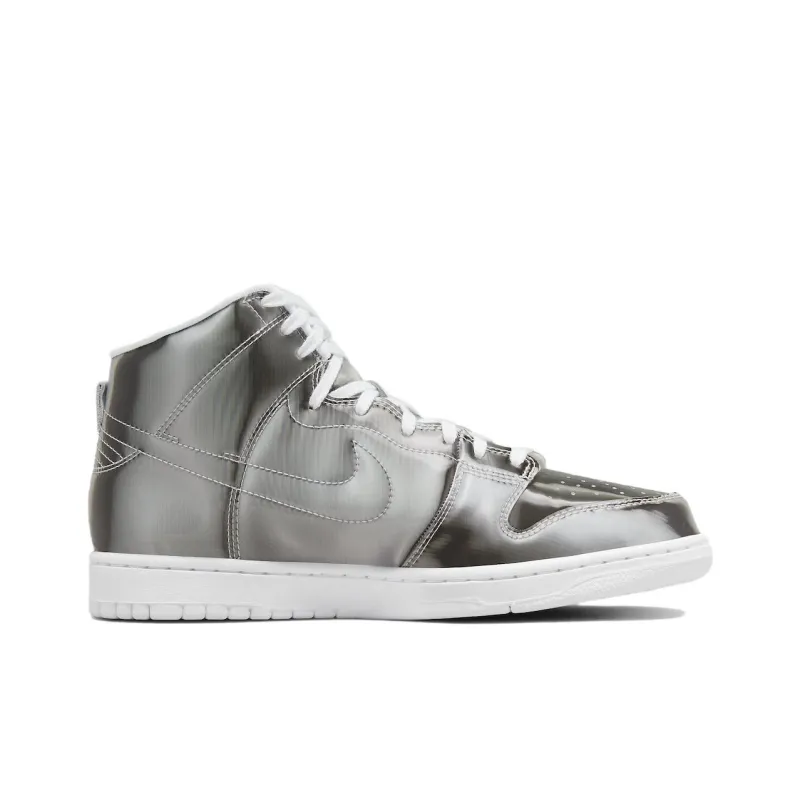 Nike Dunk High Clot Metallic Silver With Card-1