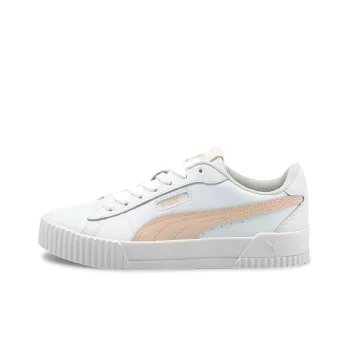 PUMA Carina Crew White/Orange Women's