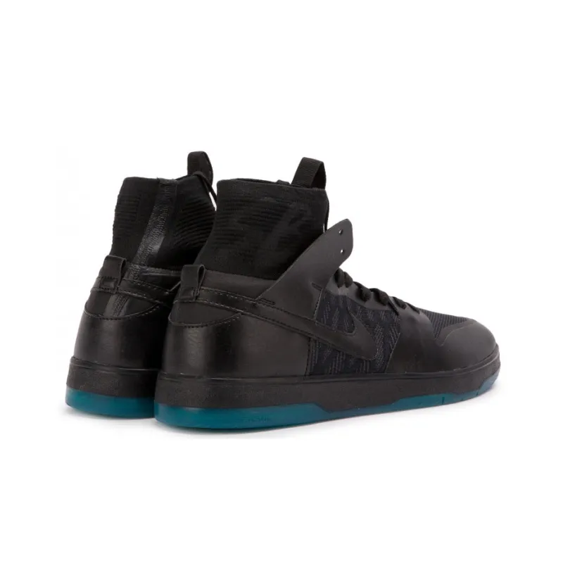Nike Sb Dunk Elite High Black Dark Atomic Teal-3
