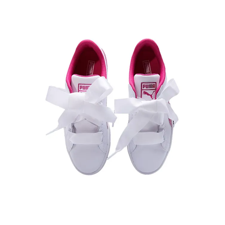 PUMA Basket Heart Coated Glam Jr 'Pink Blue' Women's-3