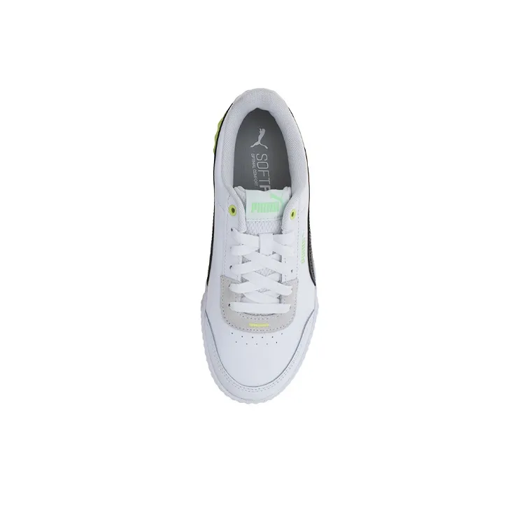 PUMA Carina Lift Lightweight And Wear-resistant Low-Top Skateboard Shoes Women's White Black-2