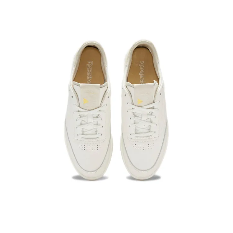 Reebok Unisex Club C Clean Sneakers Ivory-4