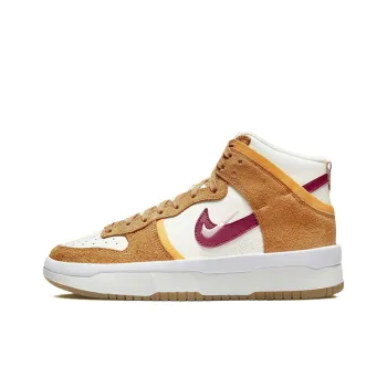 Nike Dunk High Up Sail Sunset Pink Glaze Rush Maroon Women's