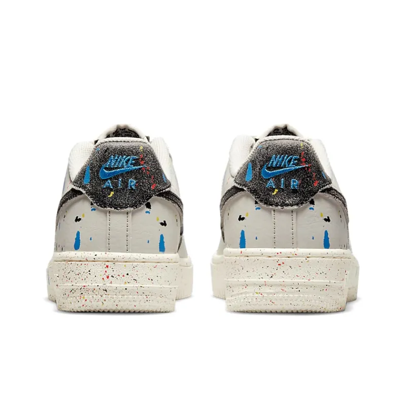 Nike Air Force 1 LV8 Paint Splatter Light Bone GS-4