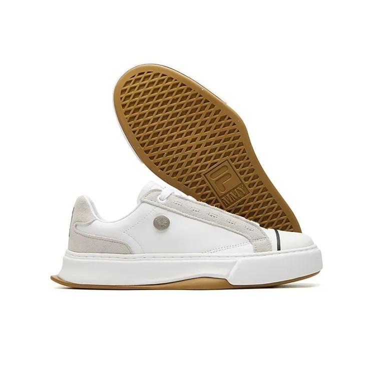 FILA CRYPTO Low Top Skateboard Shoes Women's White Gray-5