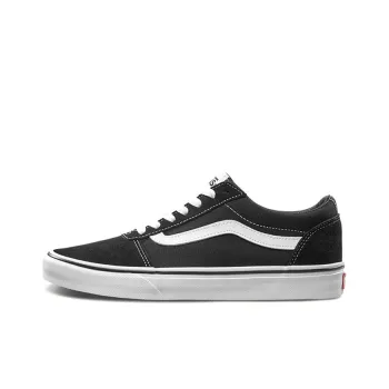 Ward Vans Suede Canvas 'Black White'