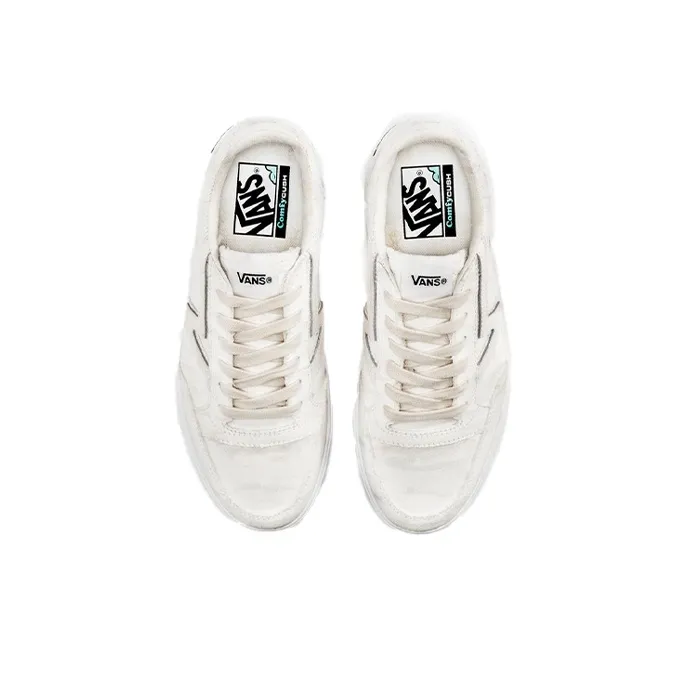 Kids Of Immigrants x Vans Lowland CC Slip Resistant Water Resistant Low Top Skateboard Shoes Unisex White-3