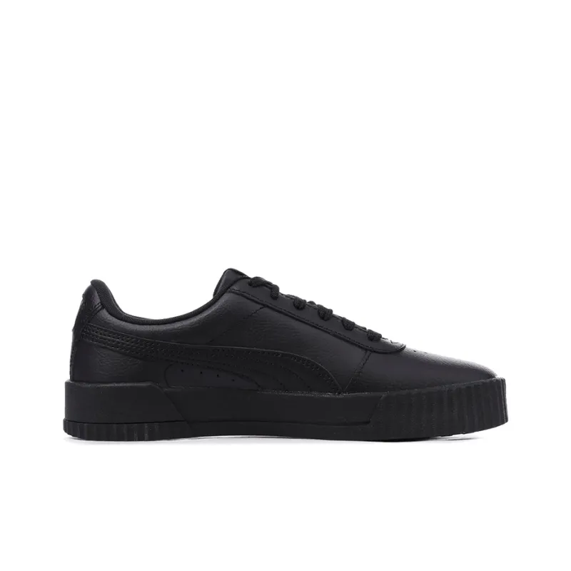 PUMA Carina Leather 'Black Gold' Women's-1