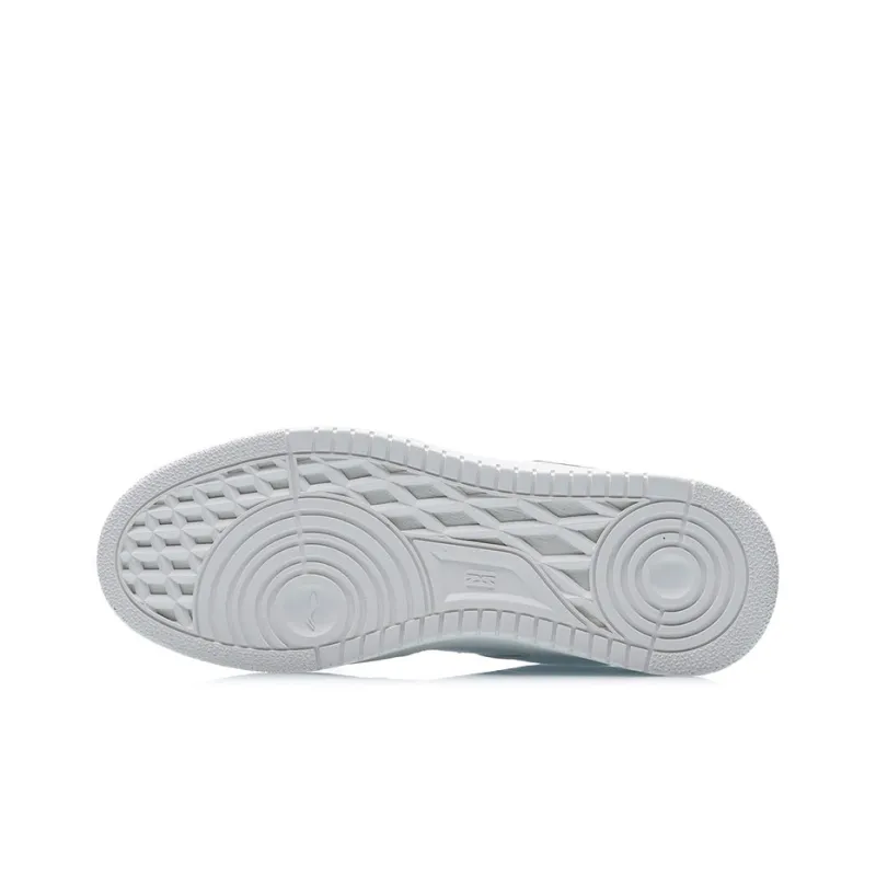 LiNing Tianji Slip Resistant, Abrasion Resistant, Balance, Lightweight Low Top Skateboard Shoes Men's White Blue-4