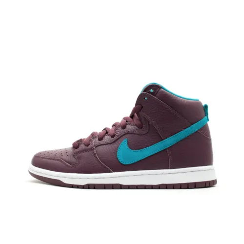 Nike SB Dunk High Deep Burgundy Aquamarine