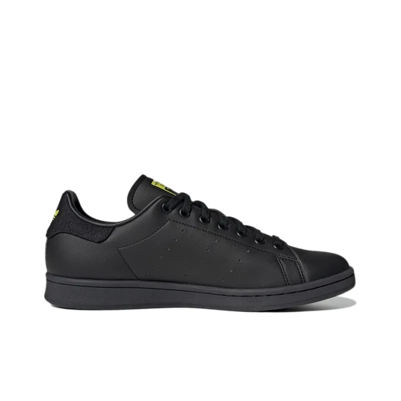 Adidas Stan Smith Black Semi Solar Yellow-1