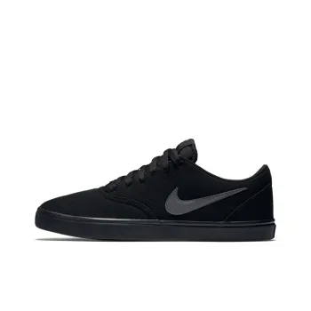 Nike Sb Check Solarsoft Canvas Triple Black