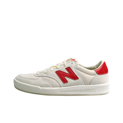 New Balance NB 300 Skateboard Shoes Unisex Low-Top Off White/Red