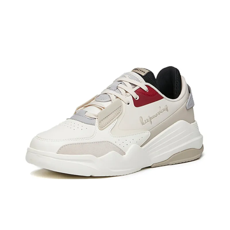 Anta Life Collection Low-Top Skateboard Shoes Women's White Gray-2