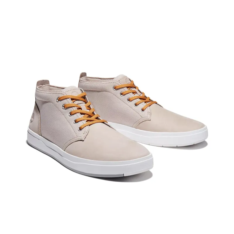 Timberland Davis Square Skateboard Shoes Men Low-Top Light Beige-2