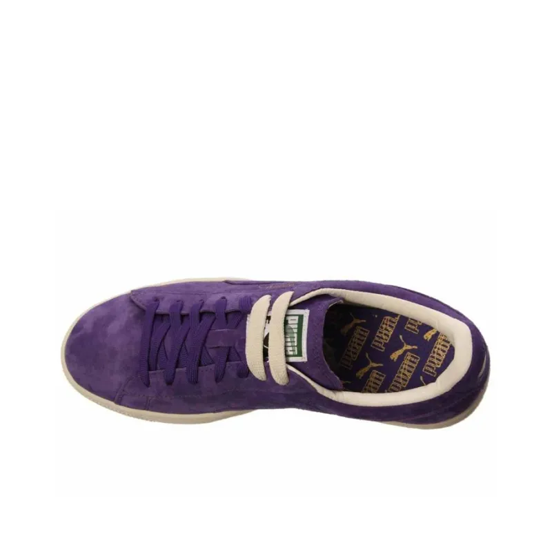 PUMA Skateboard Shoes Men Low Top Purple-2