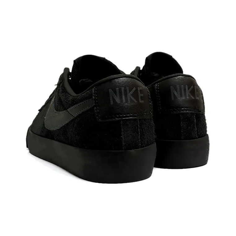 Nike Blazer SB GT Non slip Lightweight Low Top Skateboard Shoes Unisex All Black Warrior-1