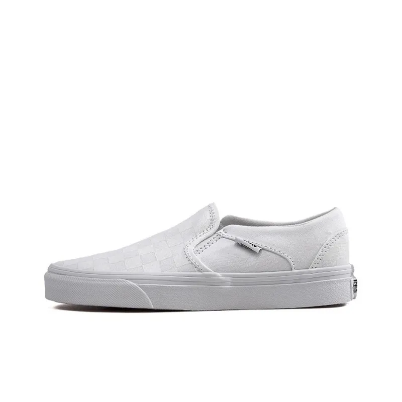 Vans Women's Asher 'White Checkerboard' Women's-0
