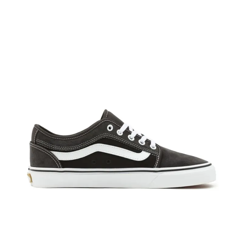 Vans Unisex Twill Chukka Low Sidestripe Sneakers Black-1