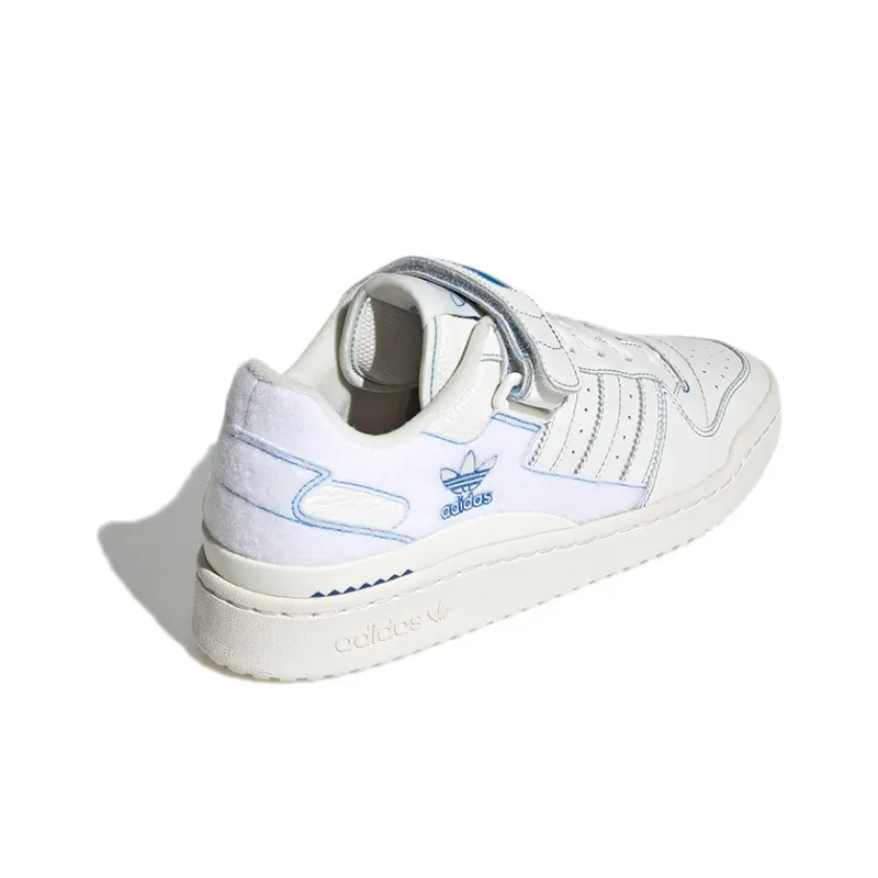 Adidas Forum Low Off White Blue Bird-3