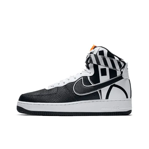 Nike Air Force 1 Skateboard Shoes Unisex High-Top Black/White