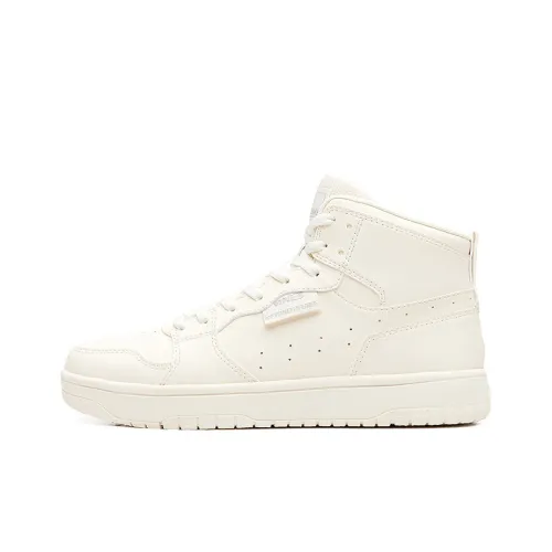 361° Skateboard Shoes Women's High-Top Feather White