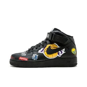 Nike Air Force 1 Mid Supreme Nba Black