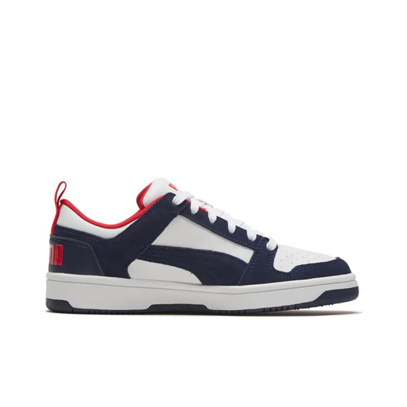 PUMA Rebound Layup Lo Sd 'White Blue Red'-1
