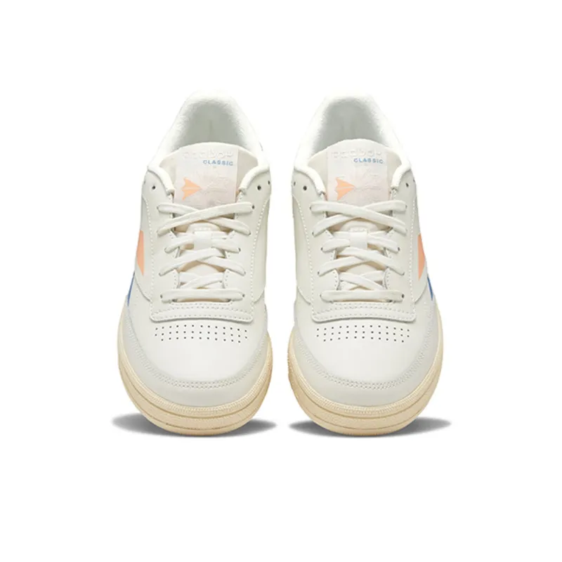Reebok Club C 85 Beige/Red/Blue Women's-2