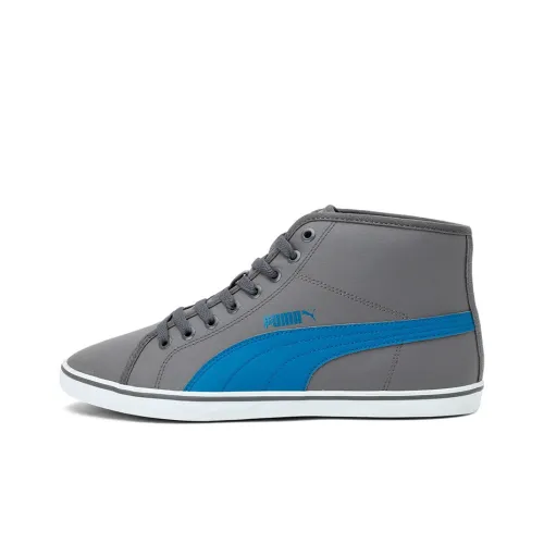 PUMA Elsu V2 Skateboard Shoes Men High-Top Gray/Blue