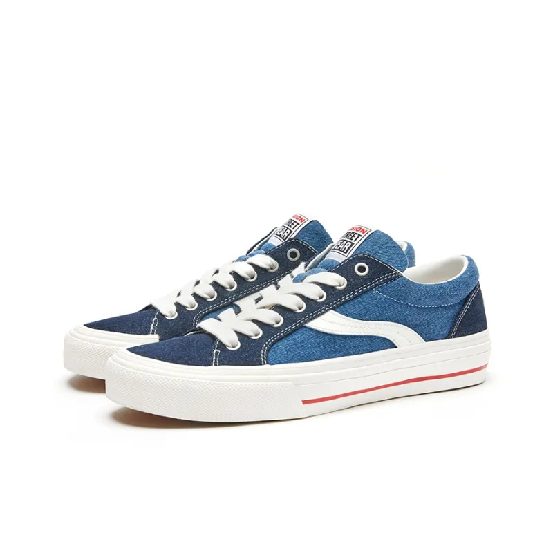 Odd CIRKUS x Vision Street Wear Astley Pro Low Top Skateboard Shoes Unisex Denim Multicolor-2