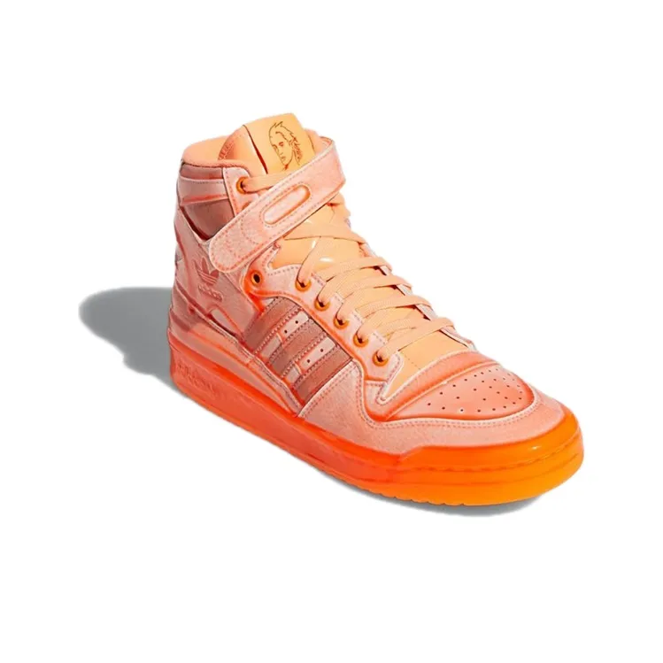 Adidas Jeremy Scott X Forum High 'Dipped Signal Orange'-2