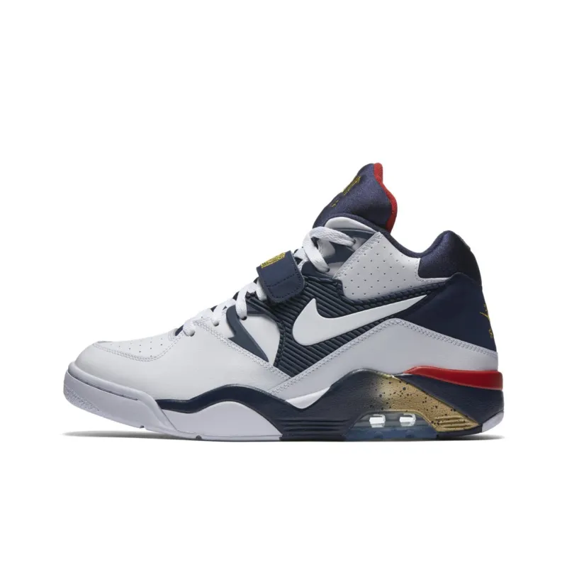 Nike Air Force 180 Olympic Mid-Top Skateboard Shoes Men's Olympic Blue 2016-0