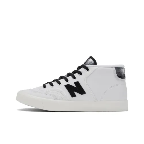 New Balance NB 213 Skateboard Shoes Unisex Mid-Top White/Black