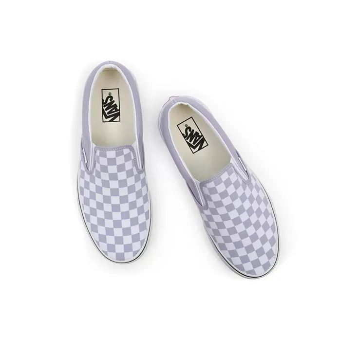 Vans Classic Slip On Languid Lavender Checkerboard-3