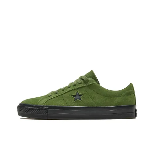 Converse One Star Skateboard Shoes Unisex Low-Top Green