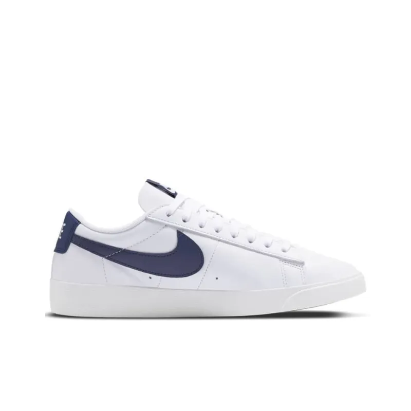 Nike Blazer Low Le White Navy Women's-1