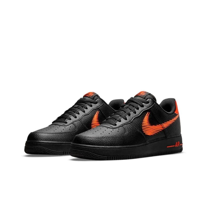 Nike Air Force 1 Low Zig Zag Black Orange-2