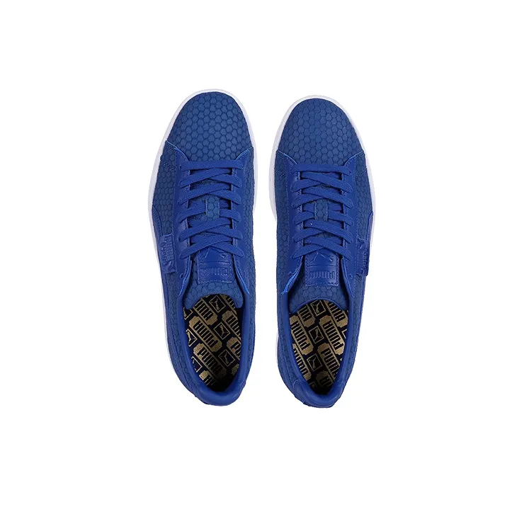 PUMA Suede Classic Primal Armor Casual Shoes Blue/White Women's-2