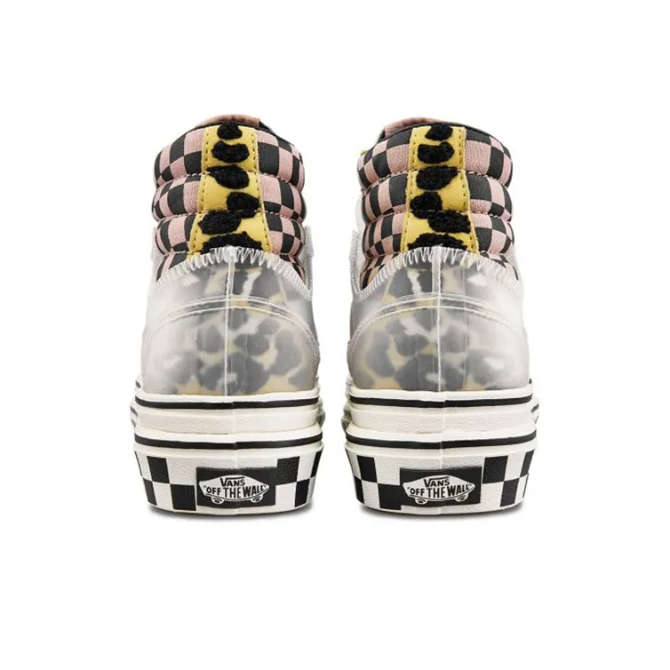 Vans Super Comfycush Skool Checkerboard Black/Pink-4
