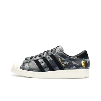 Adidas Originals Superstar 80s Undefeated Bape Black Camo