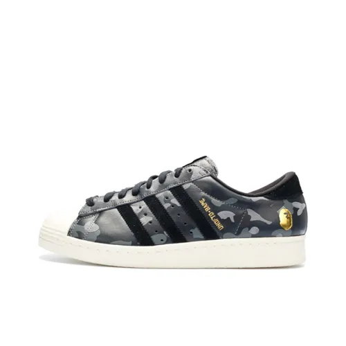 Adidas Superstar 80s Undefeated Bape Black Camo