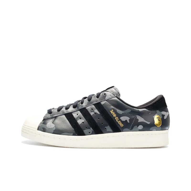 Adidas Superstar 80s Undefeated Bape Black Camo-0