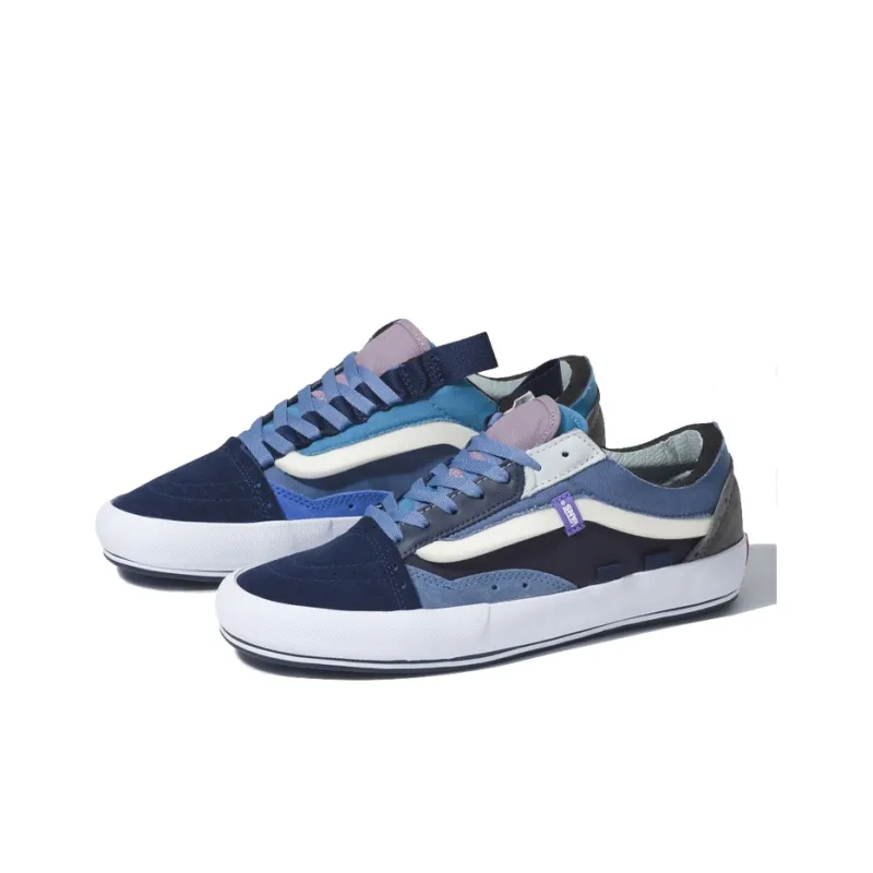 Vans Old Skool Cap Skate Sneakers Shoes 'Blue White'-2