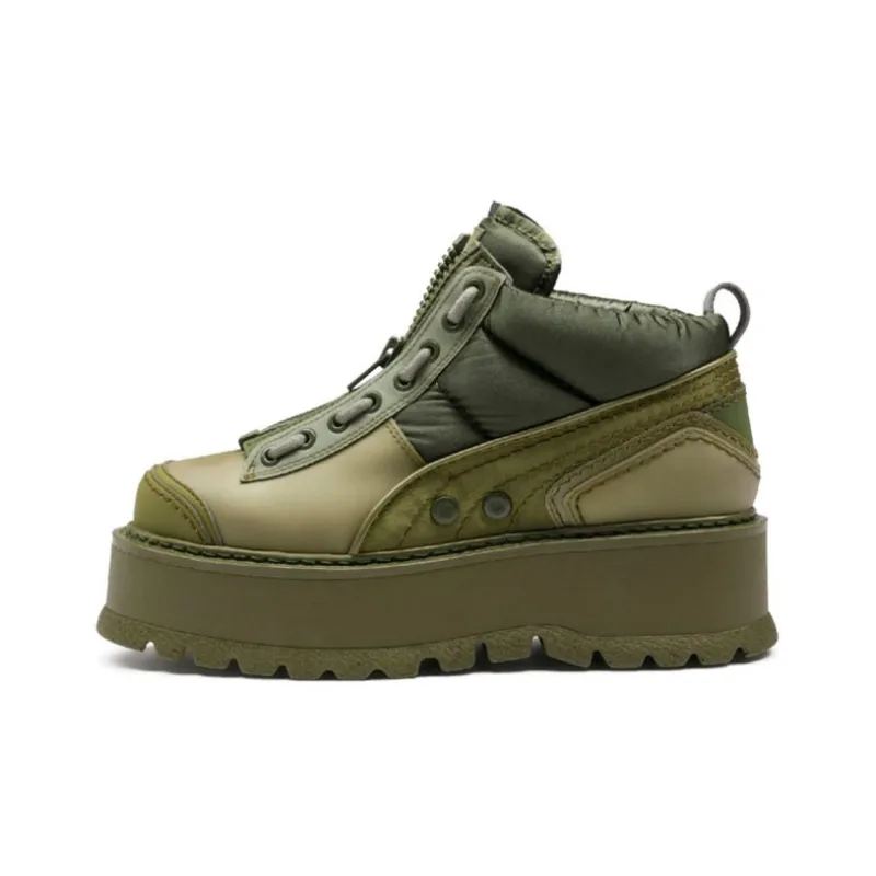 Puma Fenty X Women's Sneaker Boot Zip 'Army Green'-0