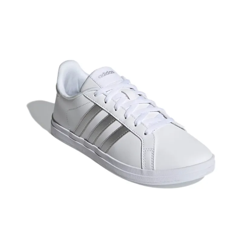 Adidas Neo Courtpoint 'White Silver Metallic' Women's-2
