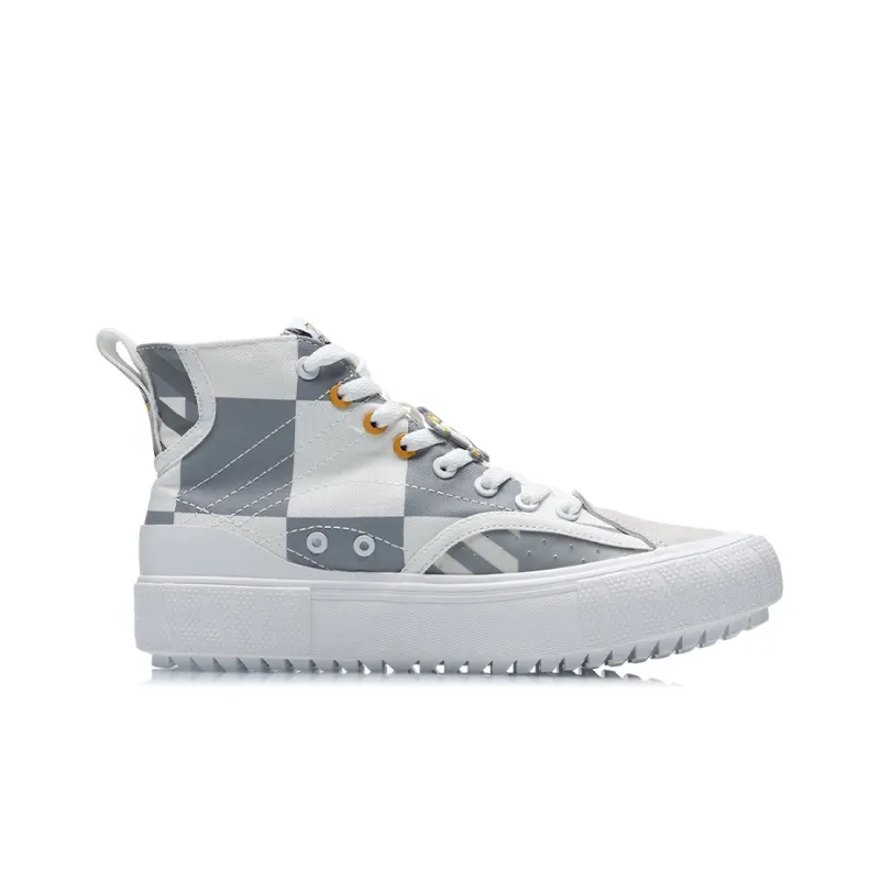 LINING Classic Canvas Hi X Disney 'White Grey' Women's-1