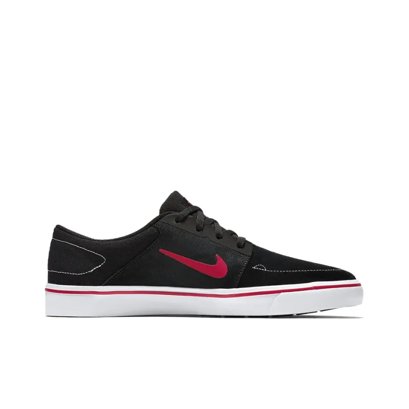 Nike Sb Portmore Black Gym Red White-1