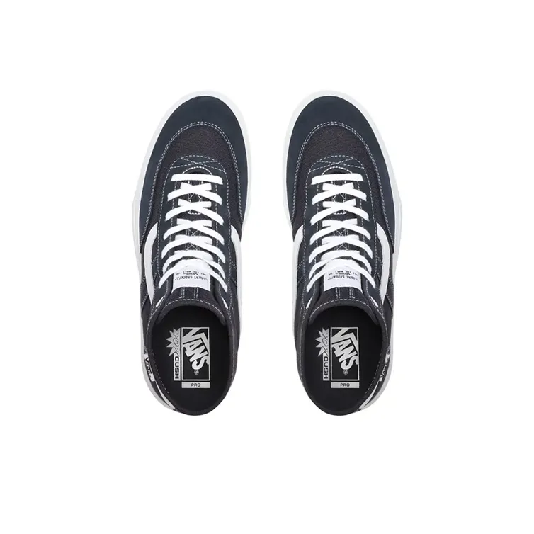 Vans Crockett High Pro Black White-3